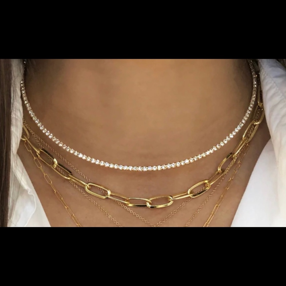 FLEX CHOKER NECKLACE - SILVER